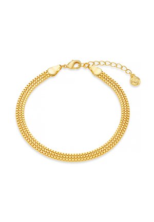 FLAT BOX CHAIN BRACELET - Karkötő - gold-coloured