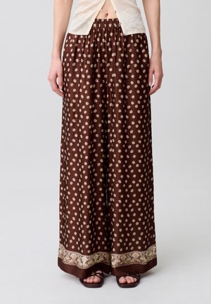 Pantaloni - print fonce