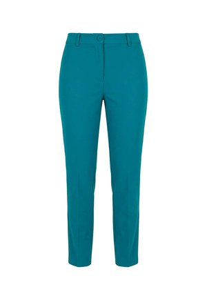 Ulla Popken, PRESSED CREASE ELASTIC WAIST PANTS - Pantaloni - emerald
