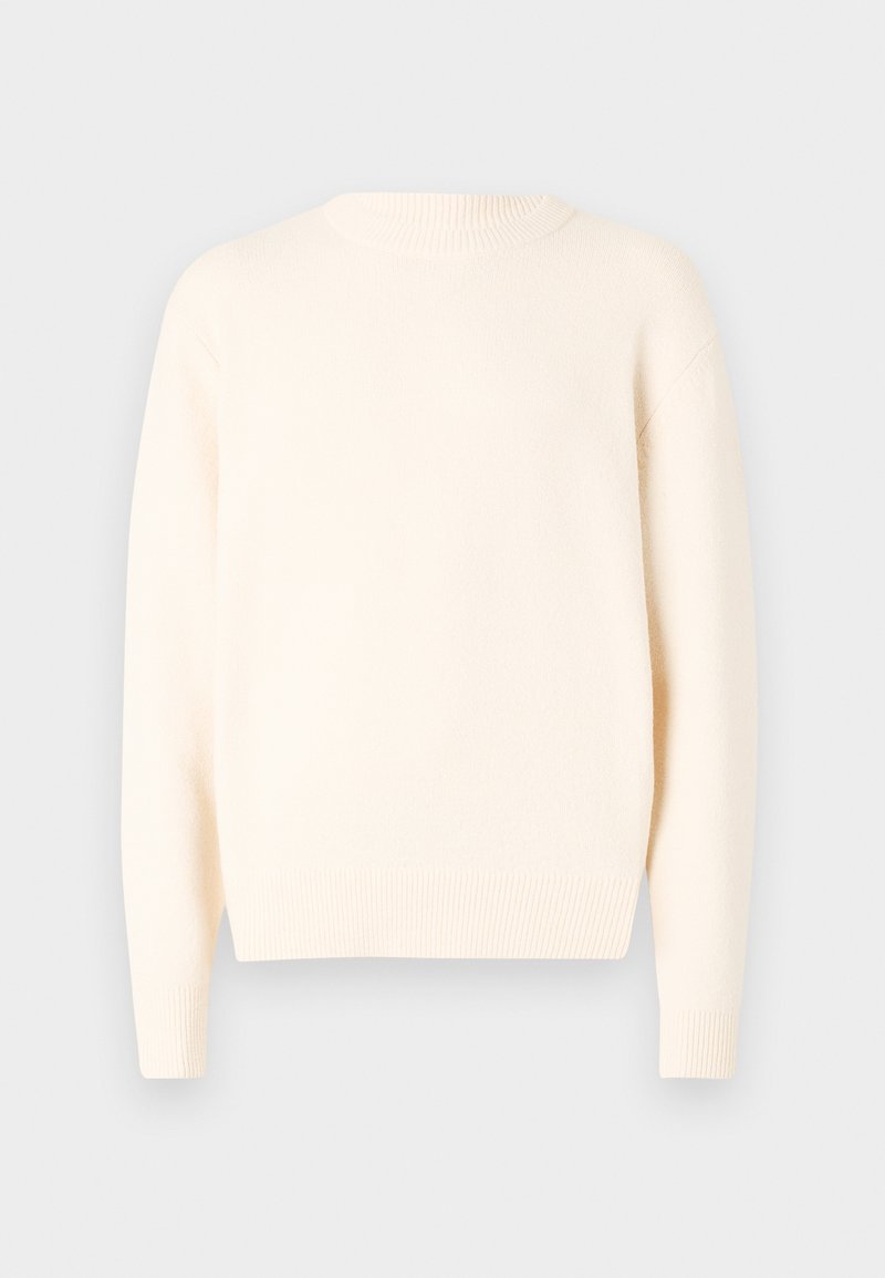 Salt Jumer Jack & Jones JORPAROS CREW NECK - Jumper - sea salt/black - Zalando.co.uk