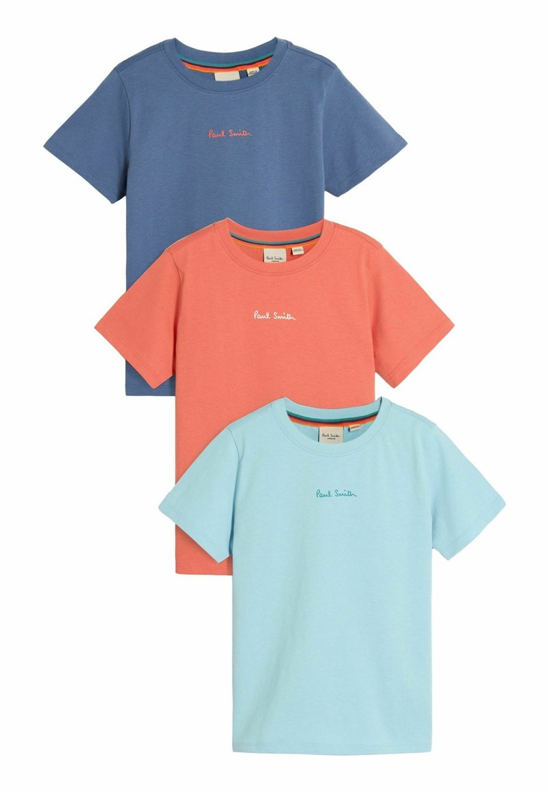 Paul Smith Junior SIGNATURE  3 PACK  - REGULAR FIT - Paprasti marškinėliai - blue