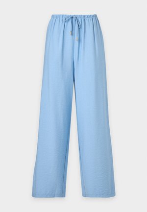 New Look, LIGHT DRAWSTRING WIDE LEG - Pantalon classique - pale blue
