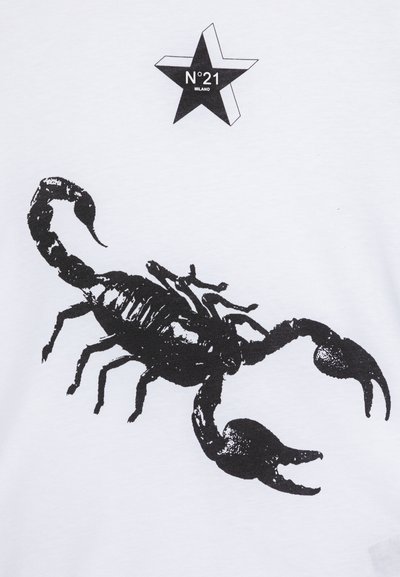 N°21 OVER UNISEX - T-shirt con stampa - white