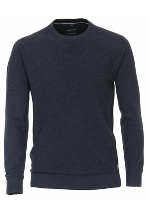 MIT O-AUSSCHNITT IN VERSCHIEDENEN FA - Strickpullover - blau