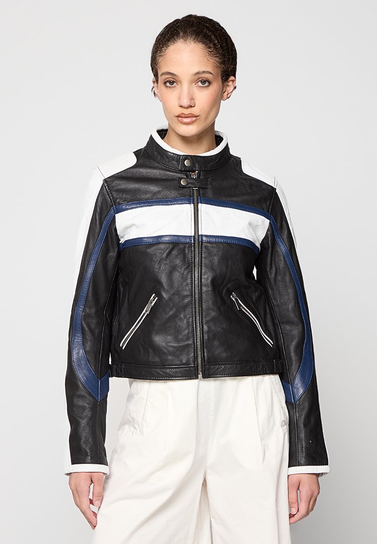 Lee Cooper Leren jas zwart Lee Cooper Leren jas zwart