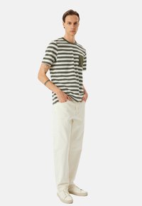 Koton STRIPED - T-shirts basic - khaki