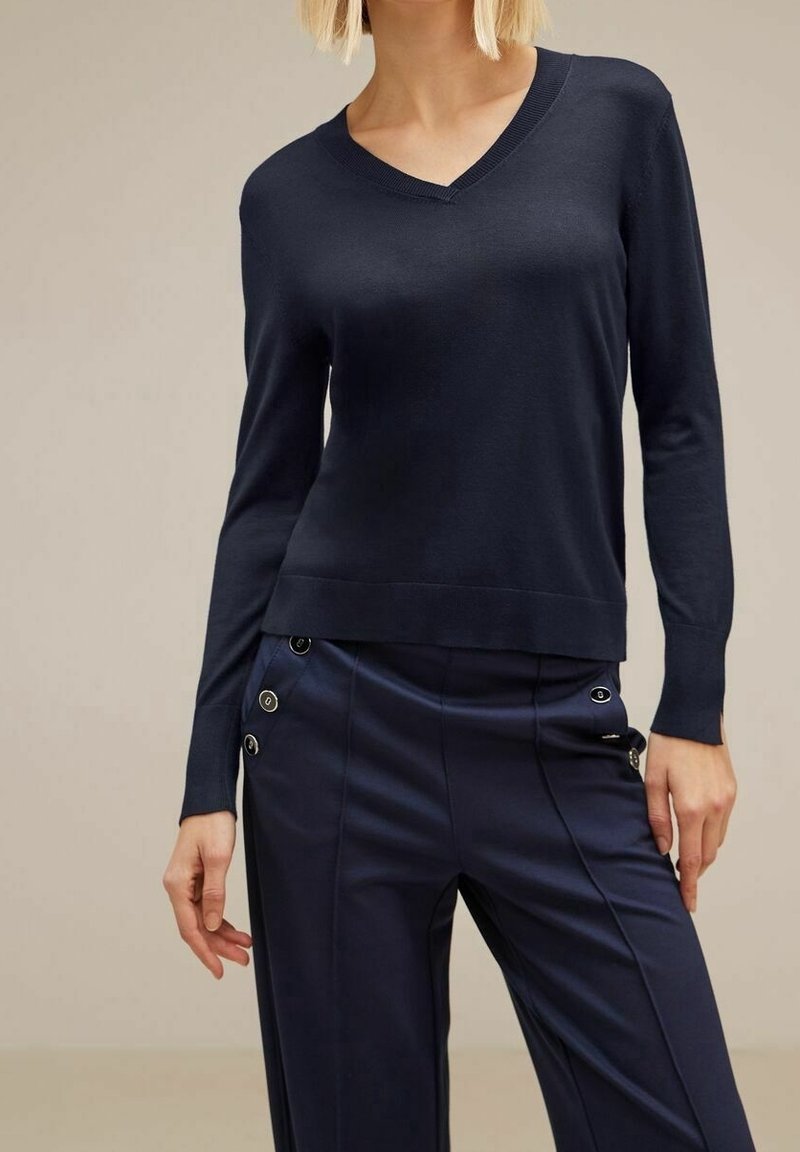Street One Pullover - dark blue