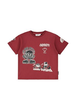 Molo Camiseta estampada - dark red