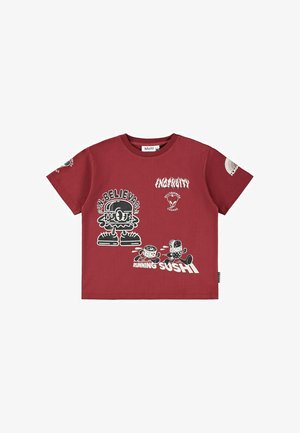 Molo T-shirts print - dark red