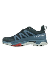 Salomon X ULTRA 4 GORE TEX - Hiking shoes - carbon bering sea pearl blue