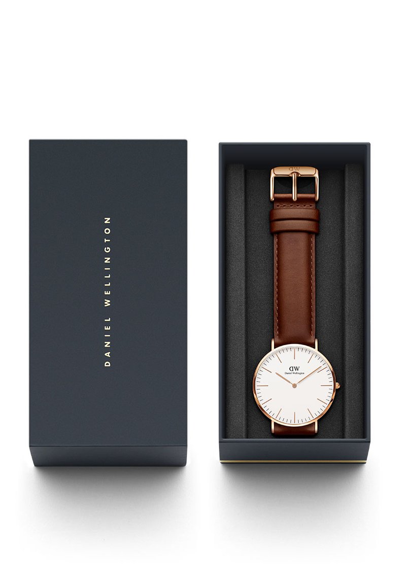 Daniel Wellington Classic St Mawes 40mm Uhr Brown Rose Gold Coloured Rosegoldfarben Zalando De