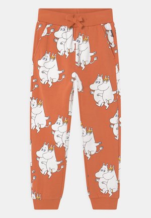 MOOMIN TROUSERS UNISEX - Tracksuit bottoms - dusty orange
