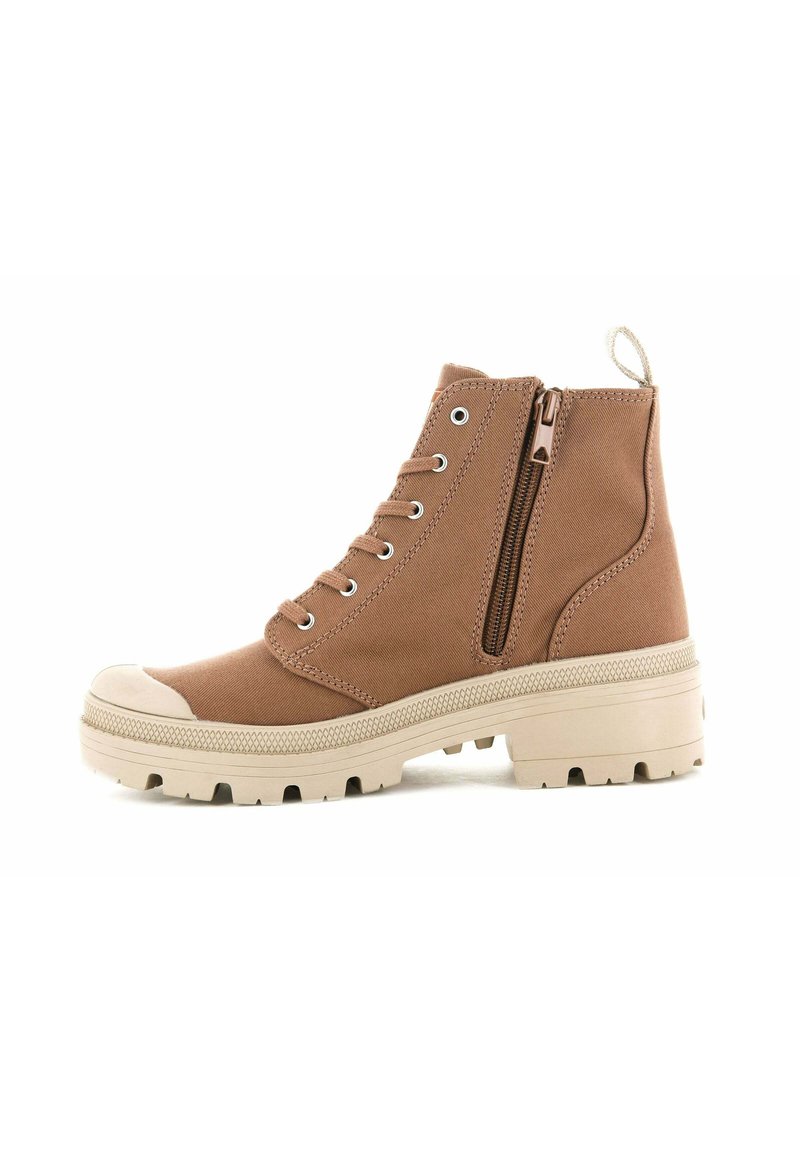 Palladium PALLABASE TWILL Bottines à lacets peru archive/marron ZALANDO.FR