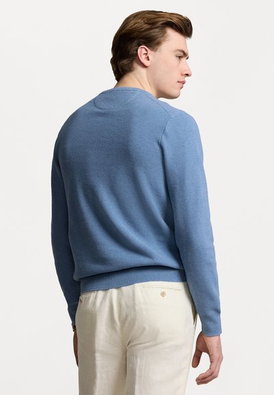 Polo Ralph Lauren KNIT COTTON CREWNECK SWEATER - Džemperis - lake heather