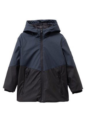 WATER-REPELLENT HOODED PARKA - Regenjas - navy blue