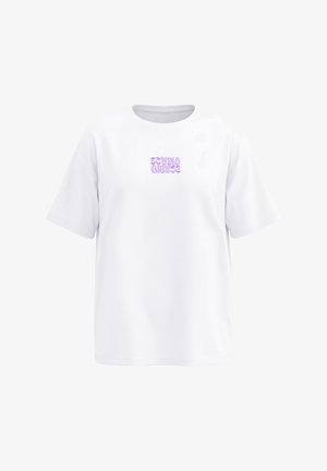 Studio Untold, T-SHIRT, OVERSIZE SHAPE, STICKEREI - T-shirt imprimé - off-white