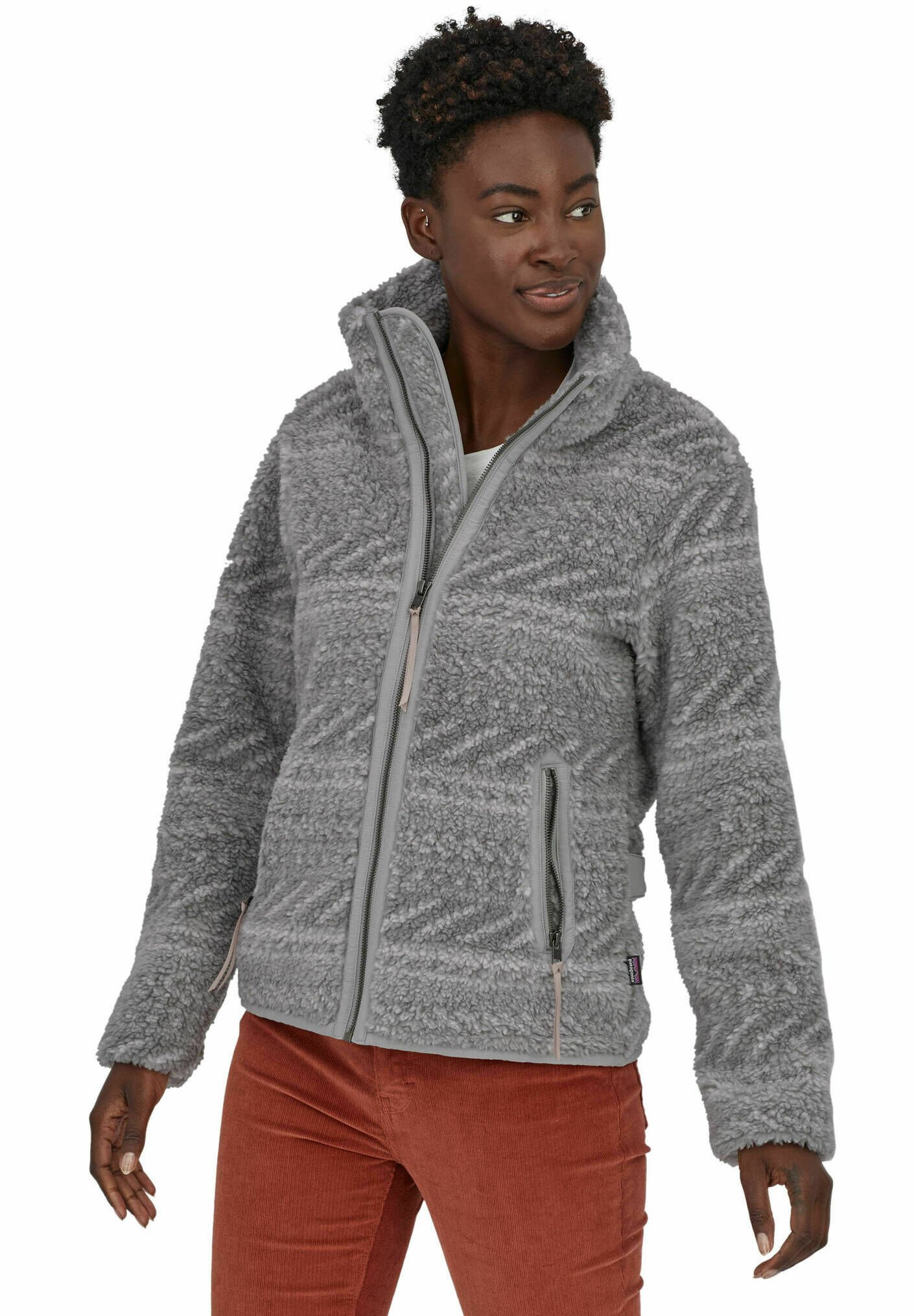 gray patagonia fleece