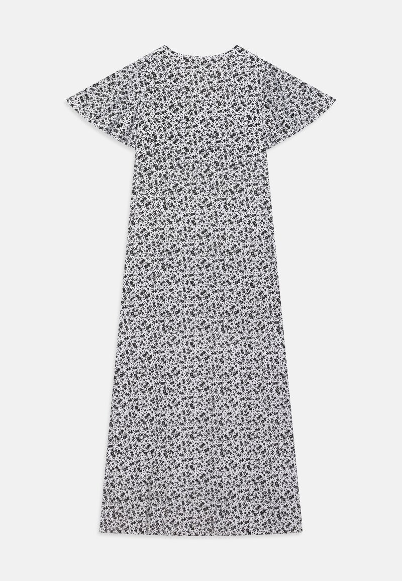 Ikks Robe Longue Noire ImprimÃ© Fleuri Robe Longue Blanche Ikks