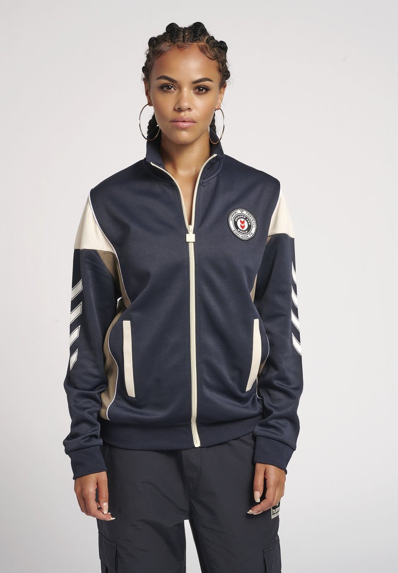 Damen Sportbekleidung | Hummel Hive Übergangsjacke dark navy/dunkelblau - IY49825 Damen Sportbekleidung | Hummel Hive Übergangsjacke dark navy/dunkelblau - IY49825