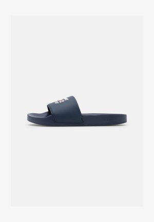 MENS PRINT POOLSLIDE - Pantolette flach - twilight navy