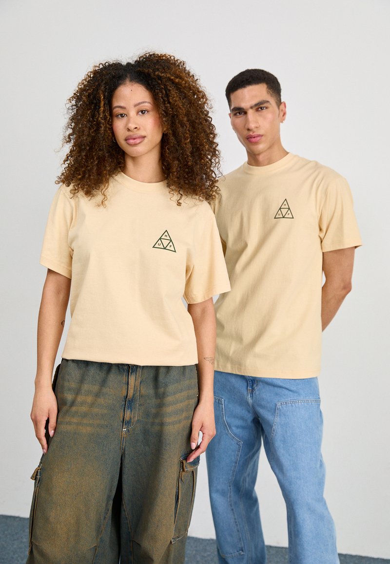 HUF TEE UNISEX - Camiseta estampada - wheat