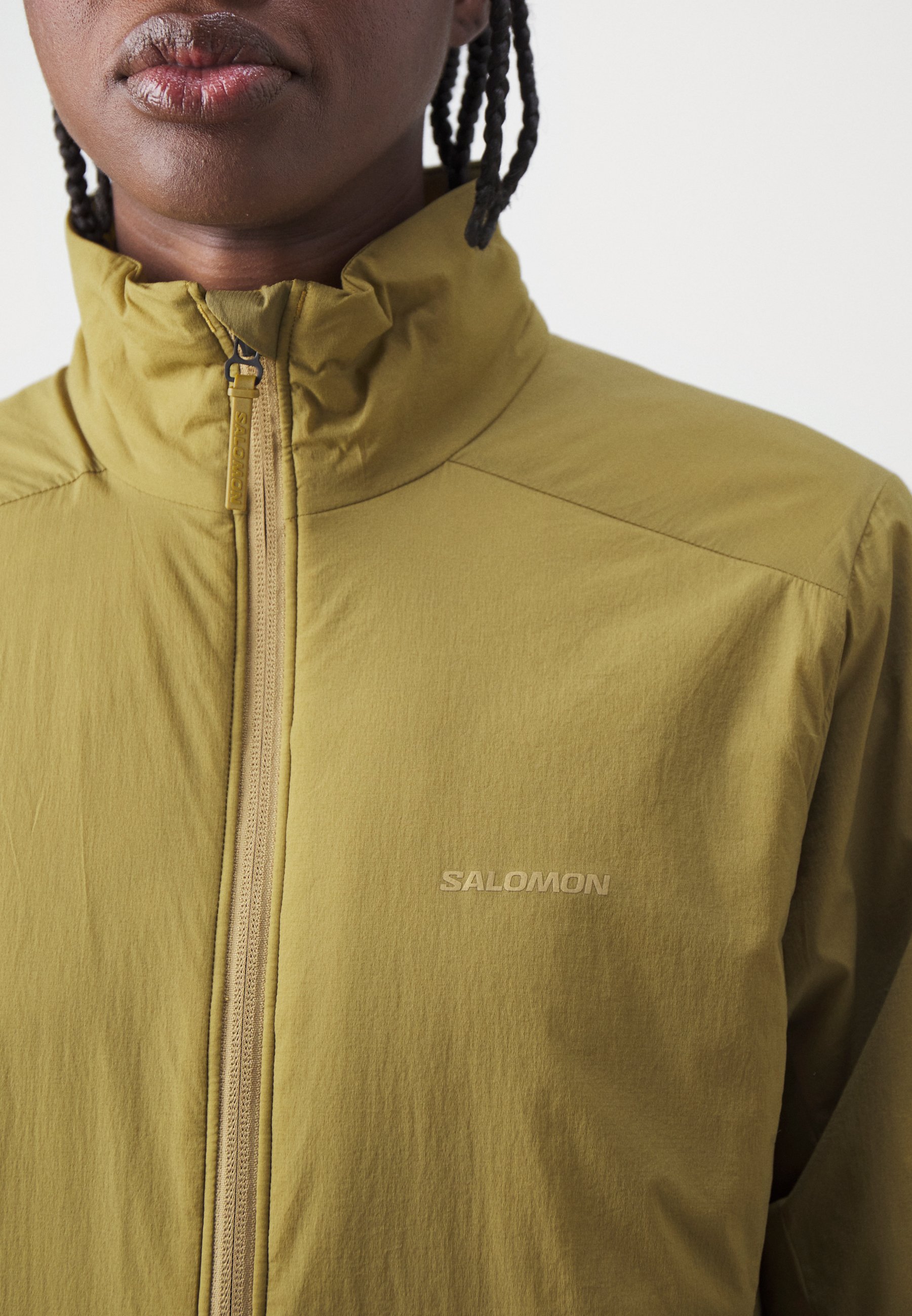 Salomon MOUNTAIN FLEX - Outdoor jacket - brilliant olive/olive