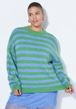 Studio Untold OVERSIZED CHUNKY STRIPES - Maglione - green