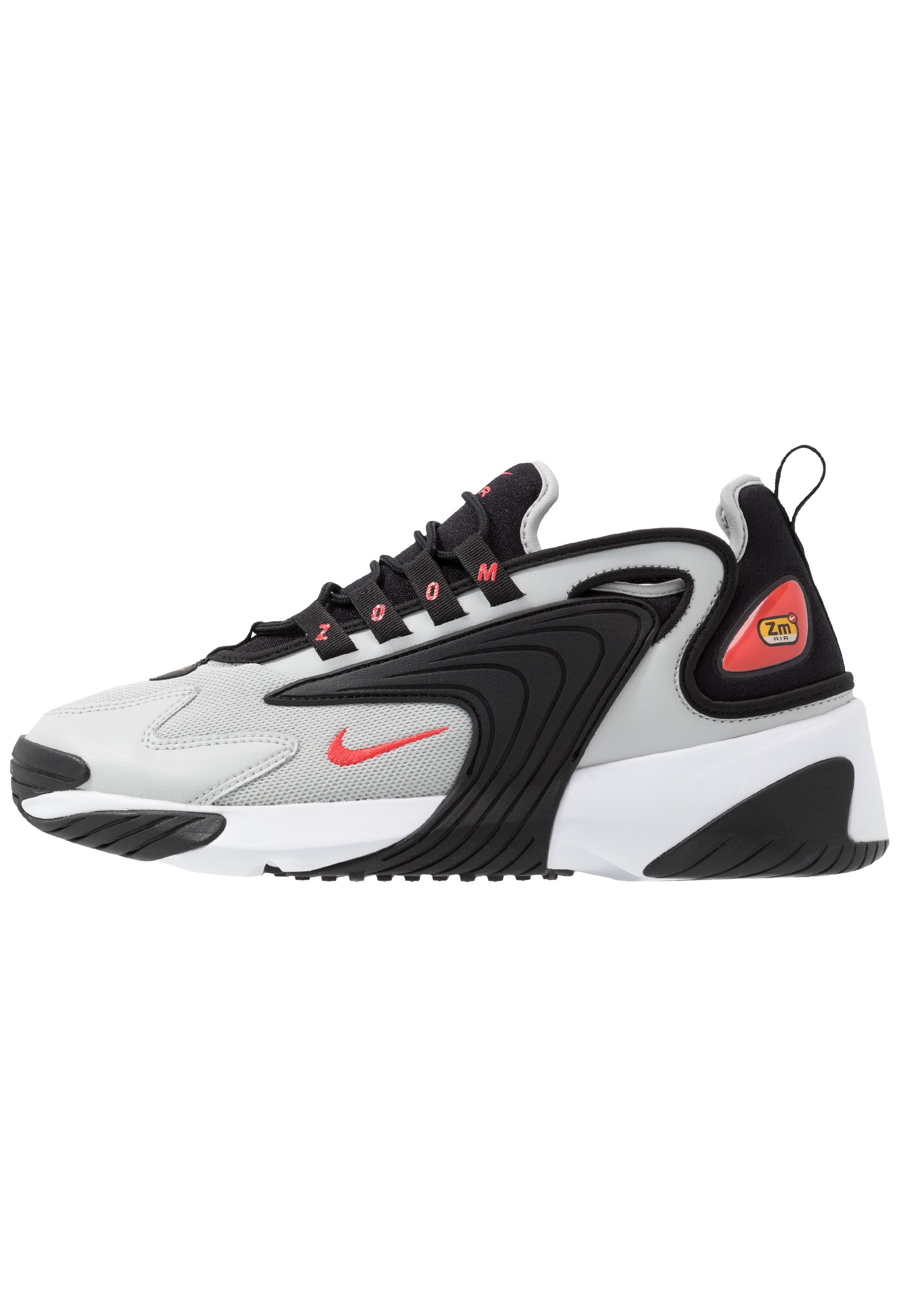 Nike Sportswear Zoom Sneakers Black Track Red Grey Fogwhite Svart Zalando Se