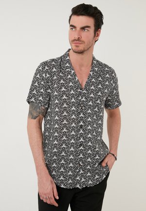 SHORT SLEEVE - Camisa - white black