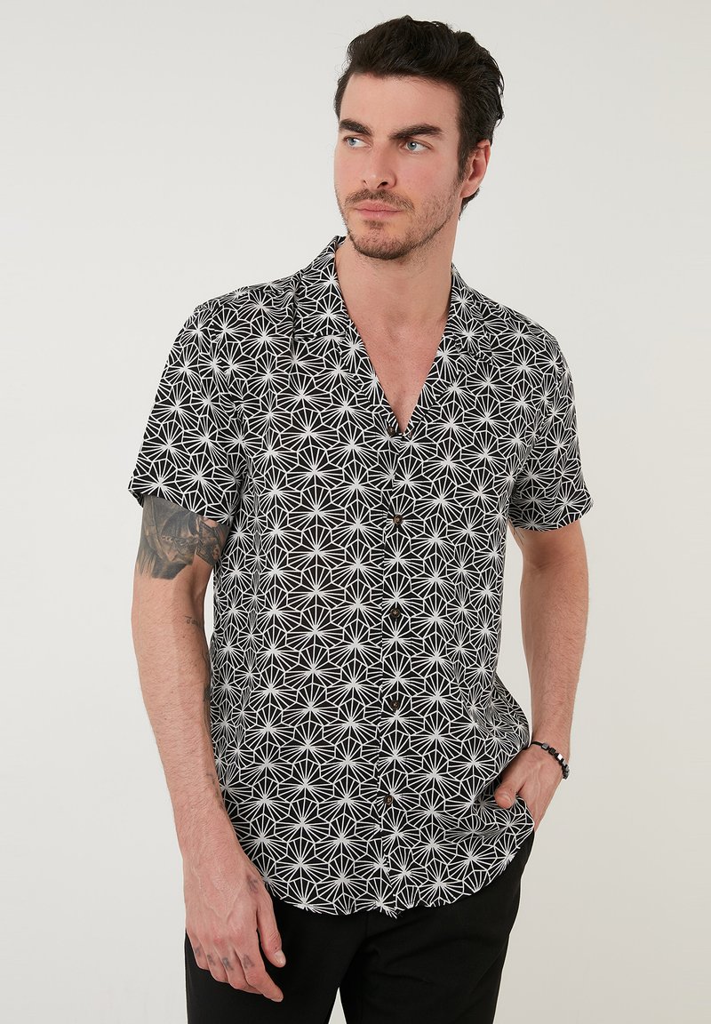 Buratti REGULAR FIT - Ing - white black