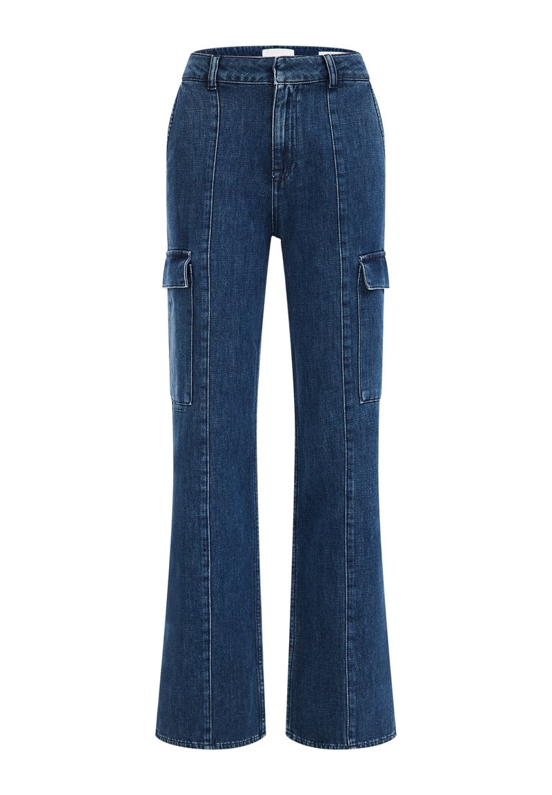 WE Fashion Straight leg jeans donkerblauw WE Fashion Straight leg jeans donkerblauw