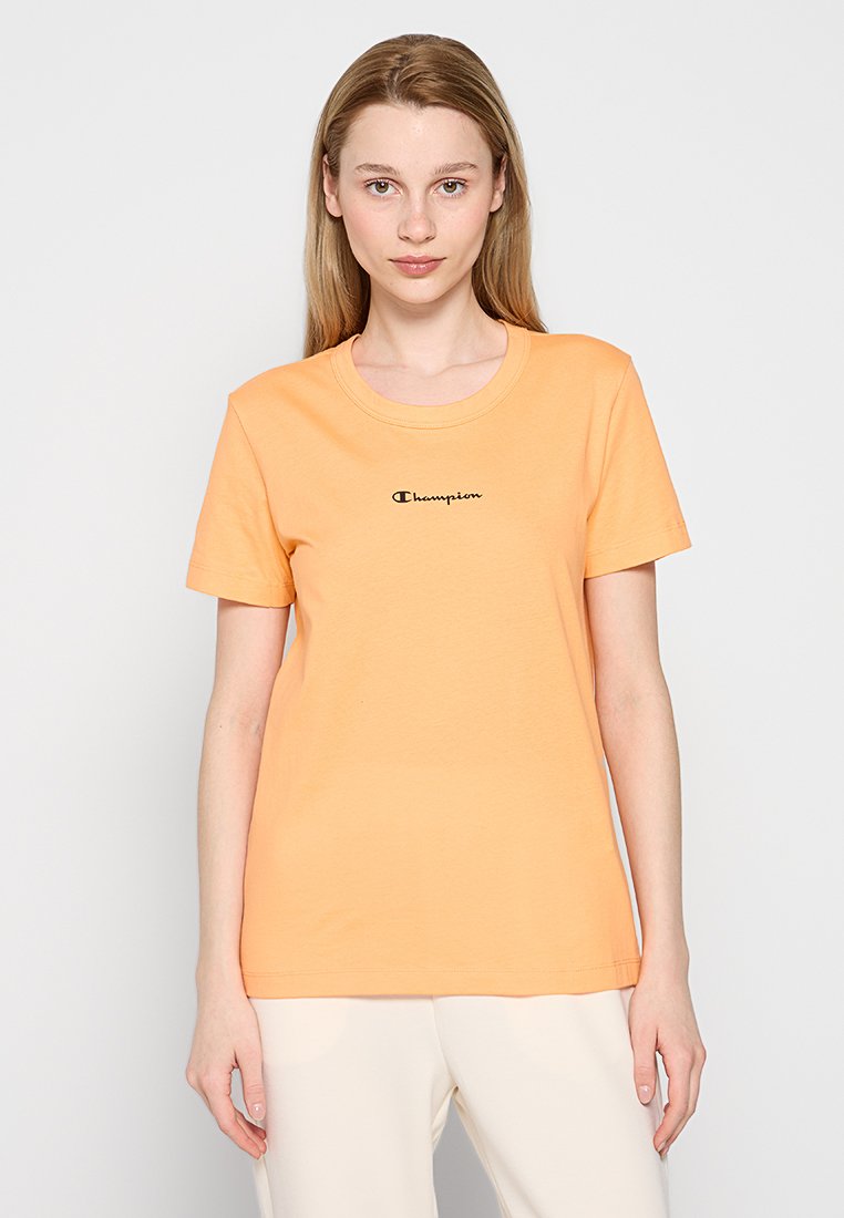 Champion T-shirt basic geel