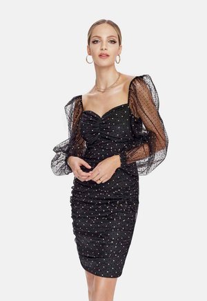 GLOW  - Rochie tip creion - black