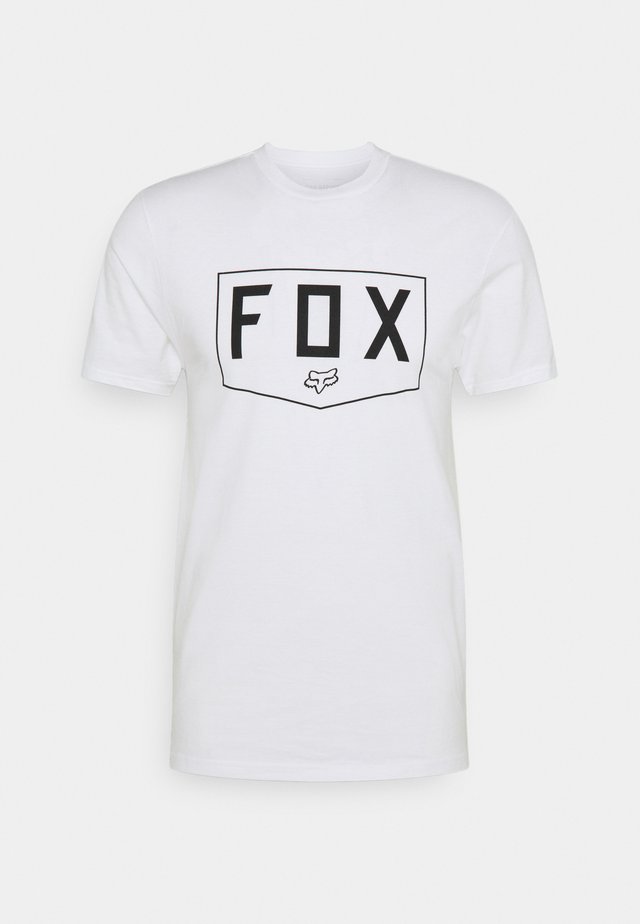 SHIELD PREMIUM TEE - T-shirts med print - white