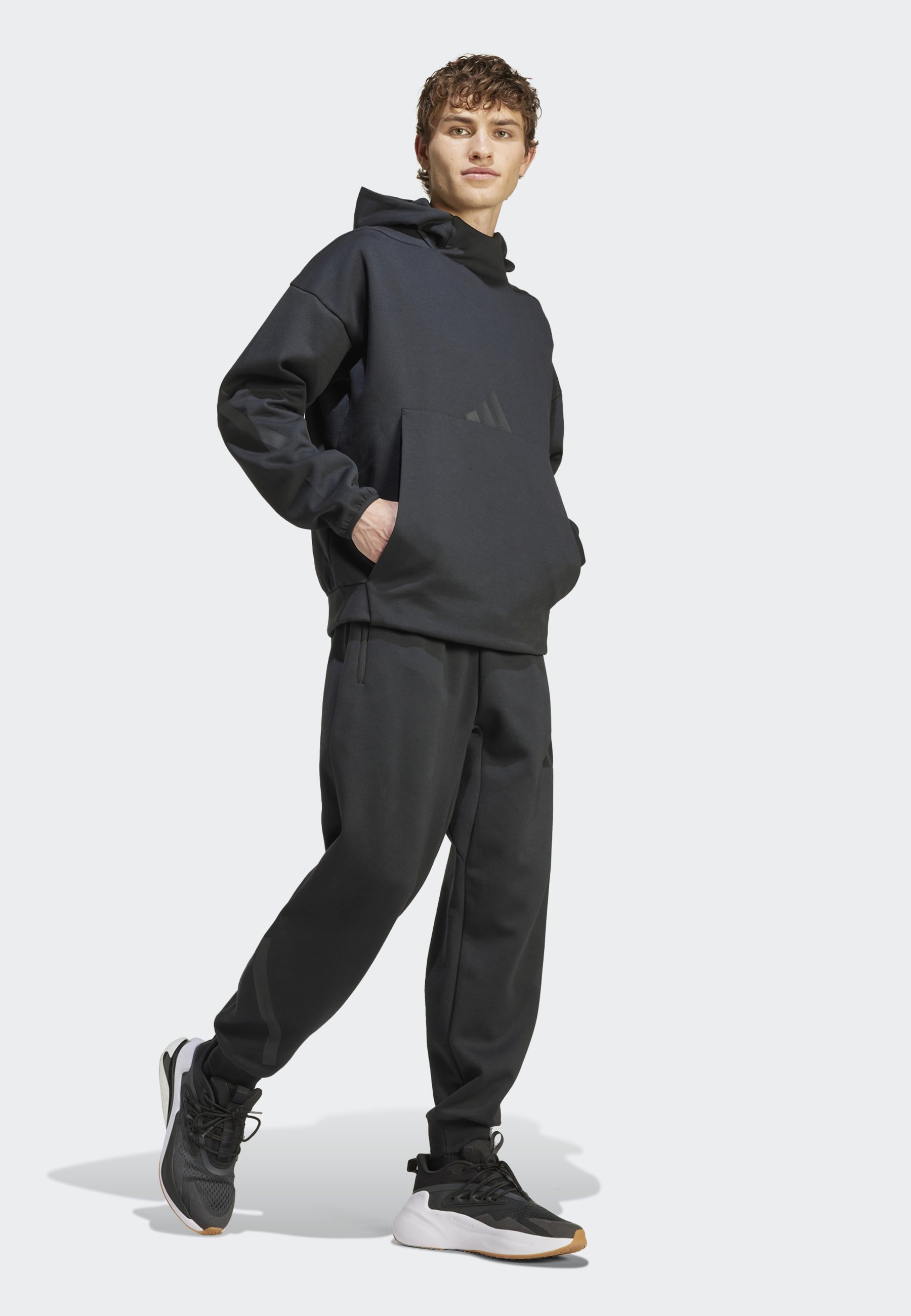 adidas Sportswear Kapuzenpullover - black/schwarz - Zalando.ch