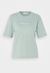 SHORT SLEEVE ROUND NECK - Print T-shirt - dusty mint