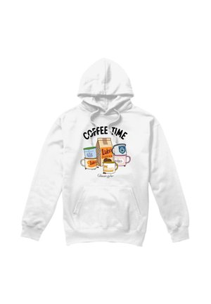 Cotton Soul, GILMORE GIRLS COFFEE TIME CUP LOGO COLLECTION - Hoodie - white
