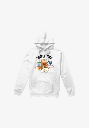 Cotton Soul, GILMORE GIRLS COFFEE TIME CUP LOGO COLLECTION - Hoodie - white