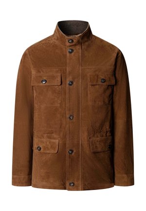 Hackett London, Chaqueta de cuero - nut brown