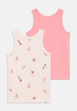 NMFTANK BALLARINA 2 PACK - Unterhemd/-shirt - pearl/peony
