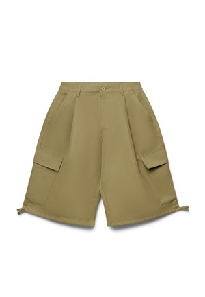 Calliope, PANTALONE TINTA UNITA - Shorts - verde kaki