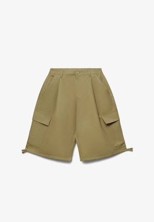 Calliope, PANTALONE TINTA UNITA - Shorts - verde kaki