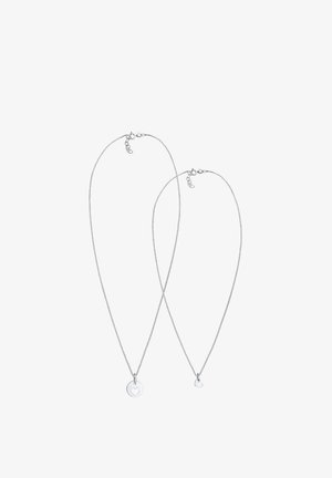 2 PACK HEARTS - Grandinėlė - silver-coloured