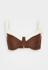 Curve Love Wide Strap Underwire Bikini Top - Haut de bikini - chicory coffee