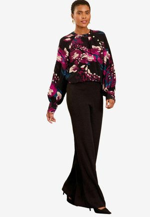 Love & Roses PETITE FIT - Palaidinė - black animal