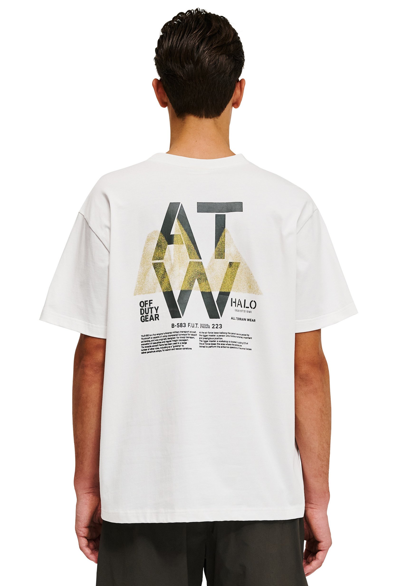 HALO GRAPHIC 04 - Print T-shirt - marshmallow/white - Zalando