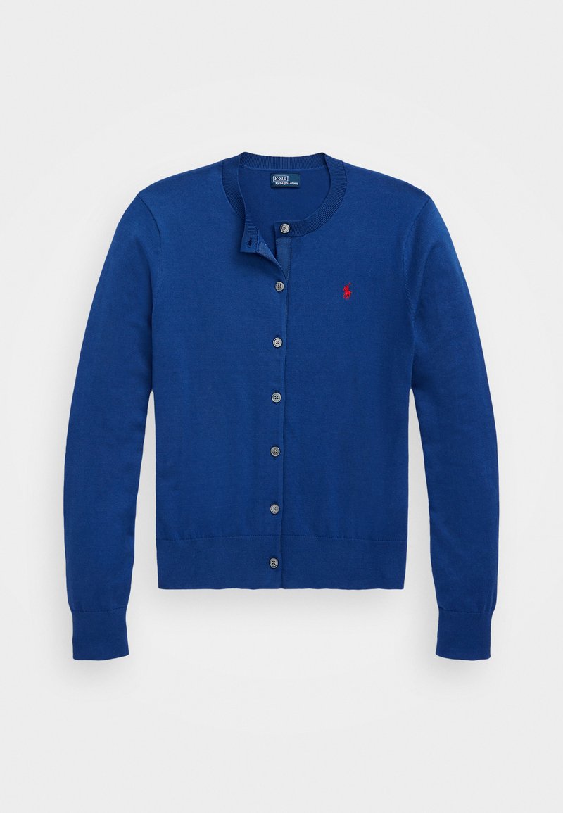 Polo Ralph Lauren PIMA COTTON LONG SLEEVE CARDIGAN - Kofta - blue yacht