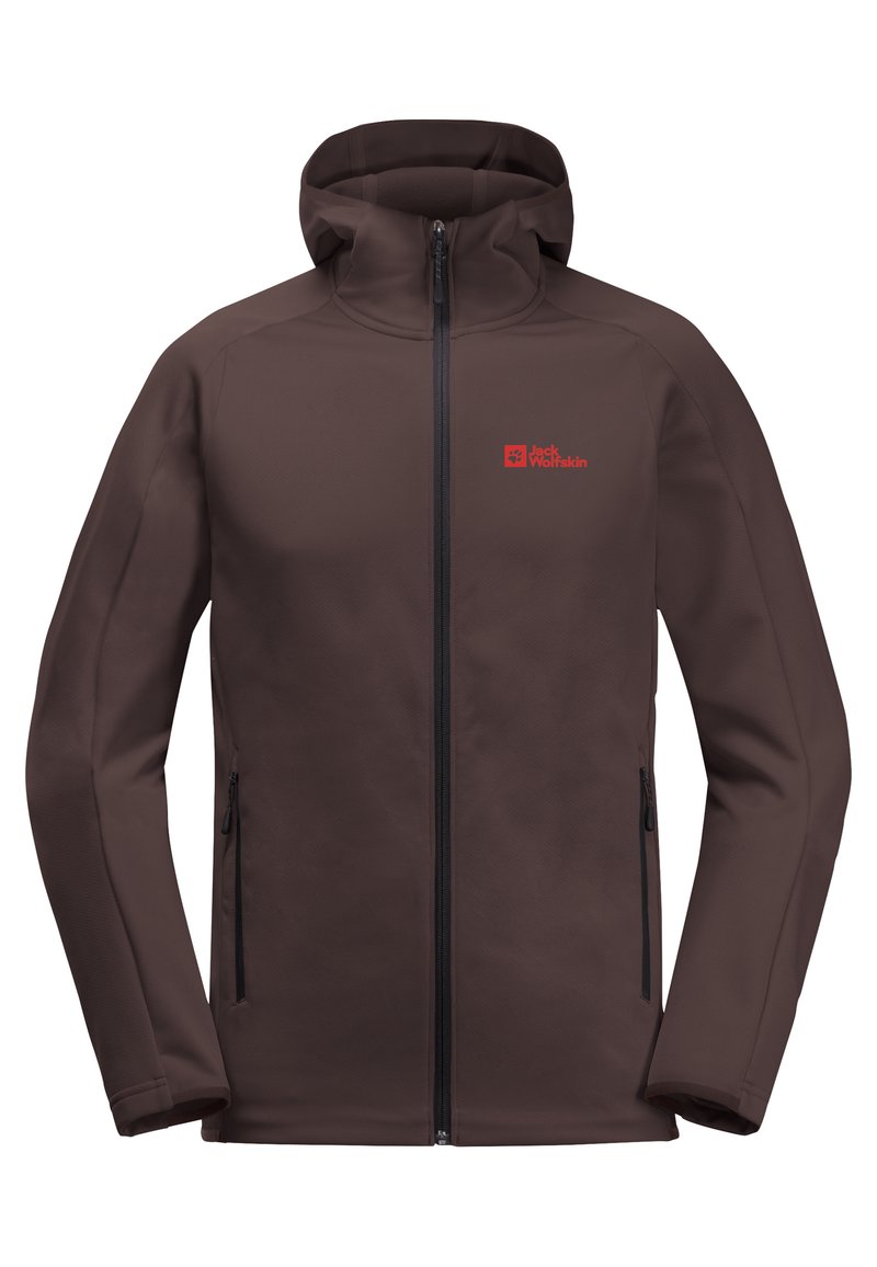 Jack Wolfskin ALPGRAT FZ M Fleecejacke red earth/braun
