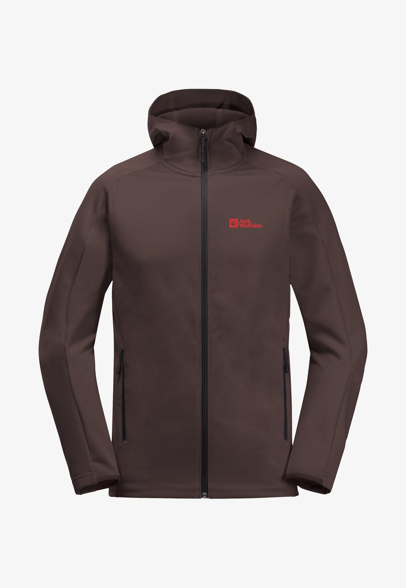 Jack Wolfskin ALPGRAT FZ M Fleecejacke red earth/braun