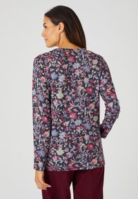 Damart CHAUDE, MANCHES LONGUES - Maglietta a manica lunga - gris fleuri